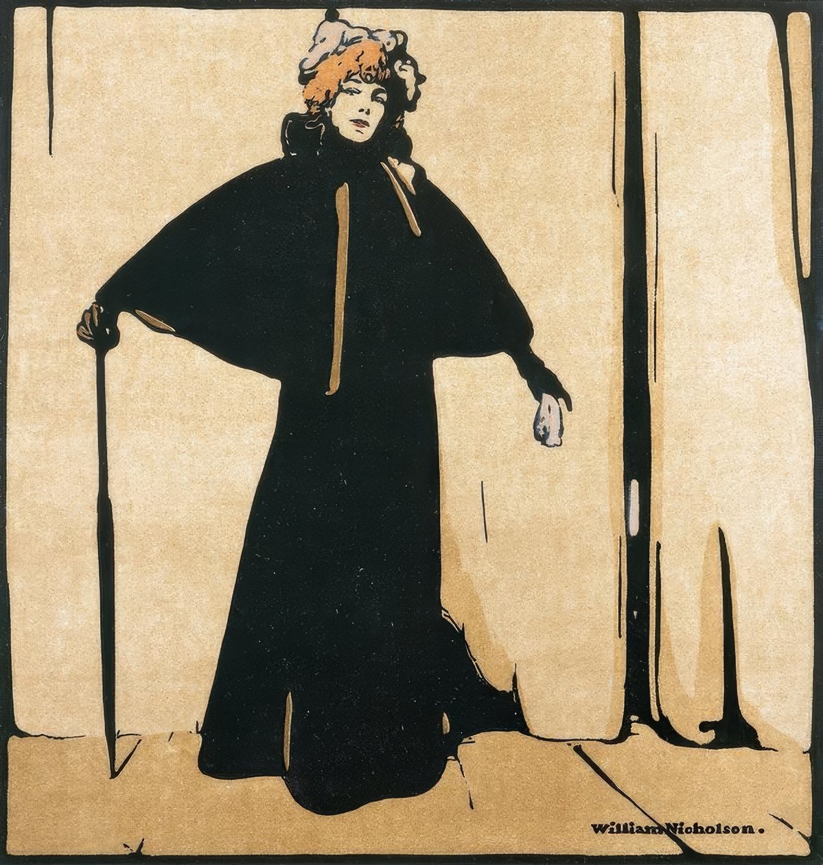 Sarah Bernhardtin muotokuva tekijältä William Nicholson