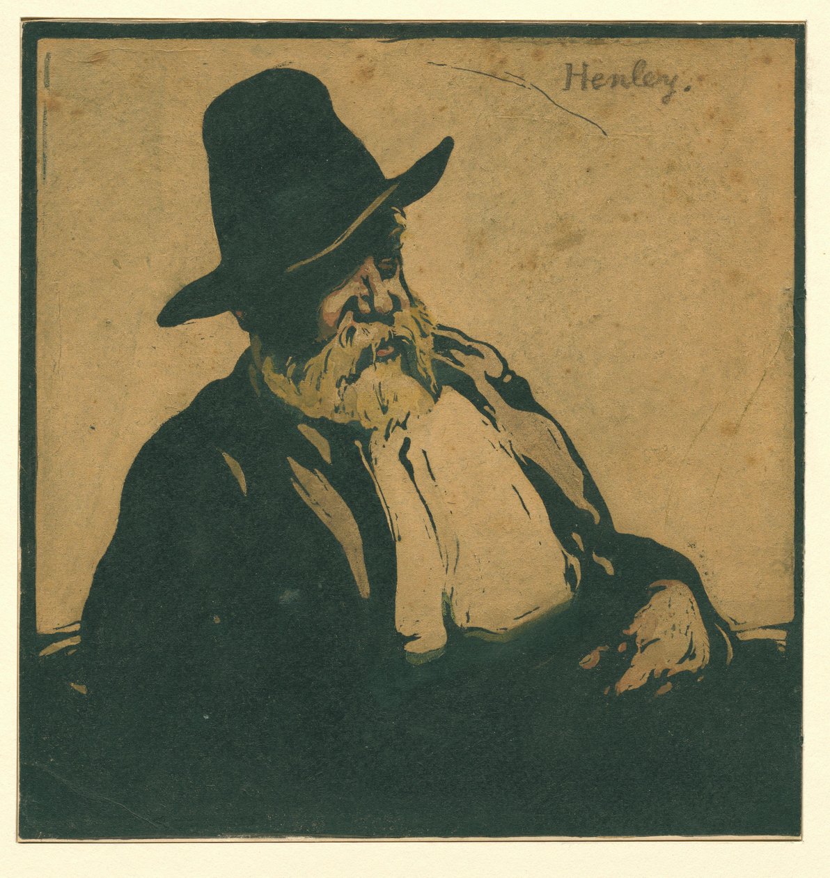 Retrat de William Ernest Henleyfinnish tekijältä William Nicholson