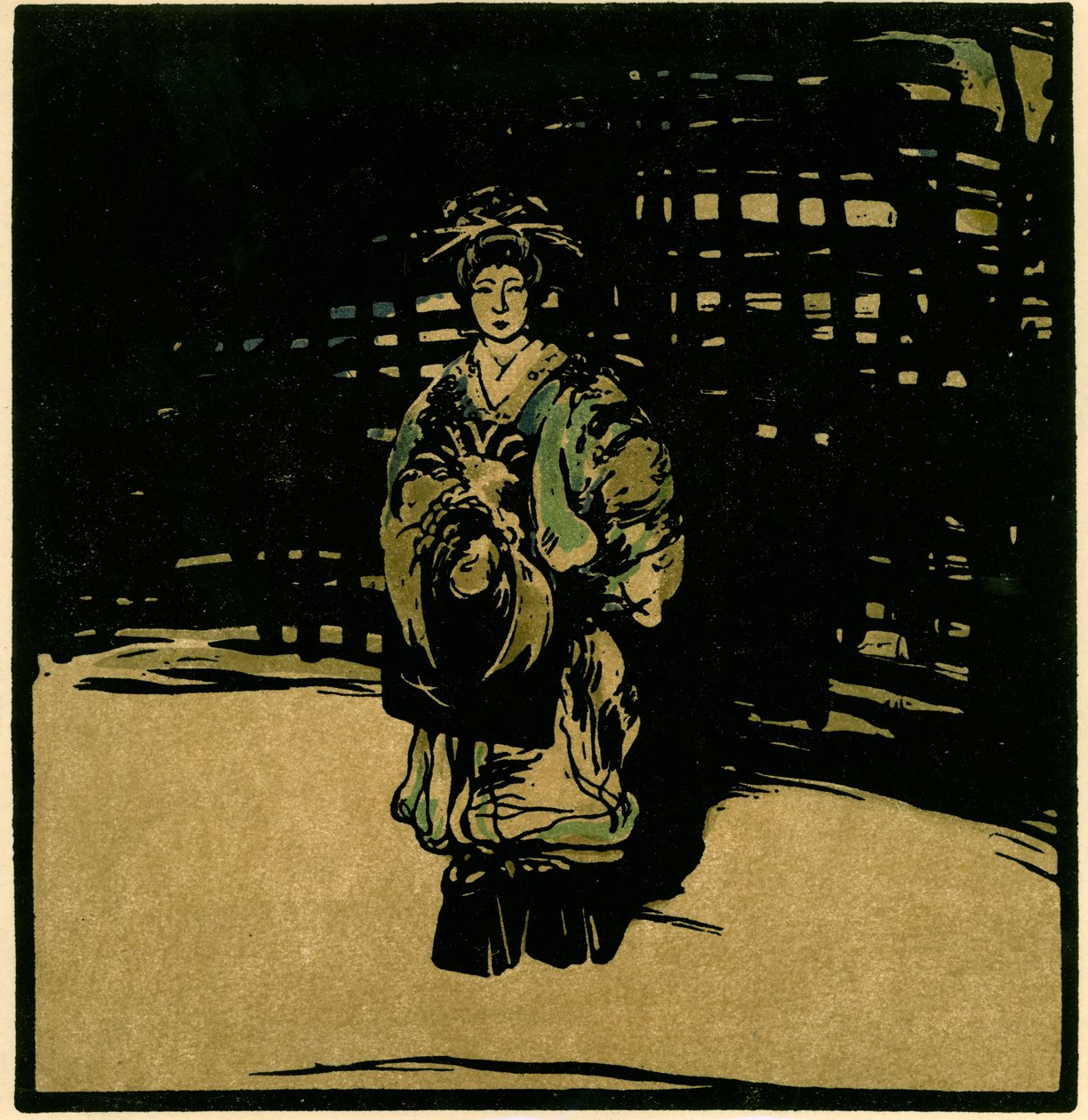 Sada Yacco, n. 1902 (chromolitho) tekijältä William Nicholson
