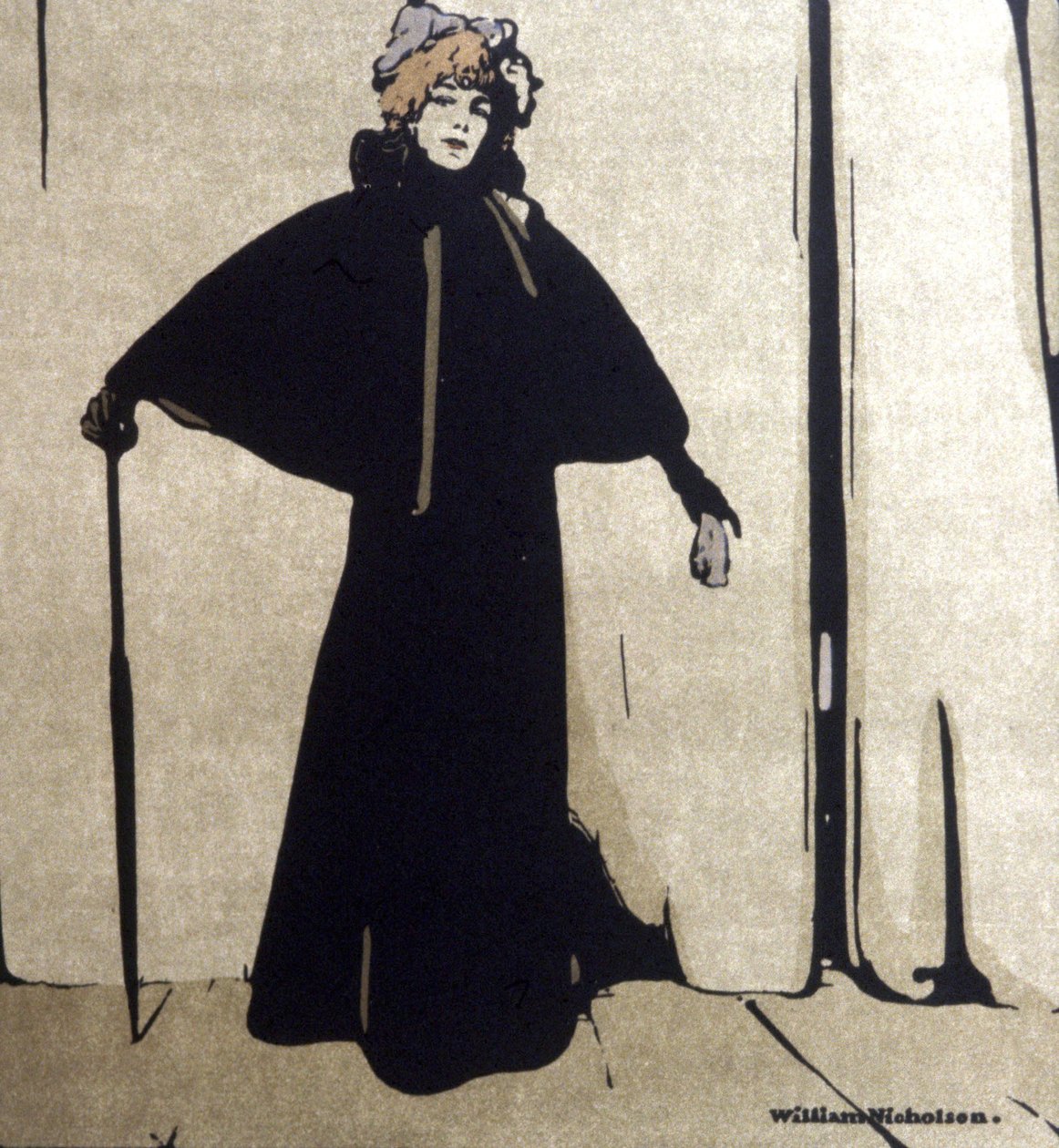 Sarah Bernhardt (1844-1923) tekijältä William Nicholson