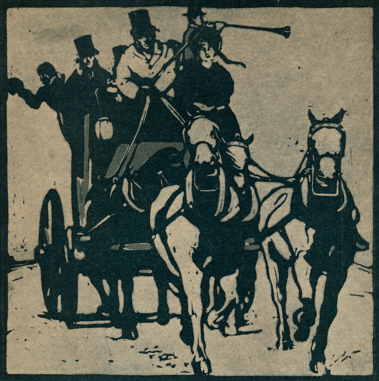 The Four-In-Hand, c1898, 1935. tekijältä William Nicholson