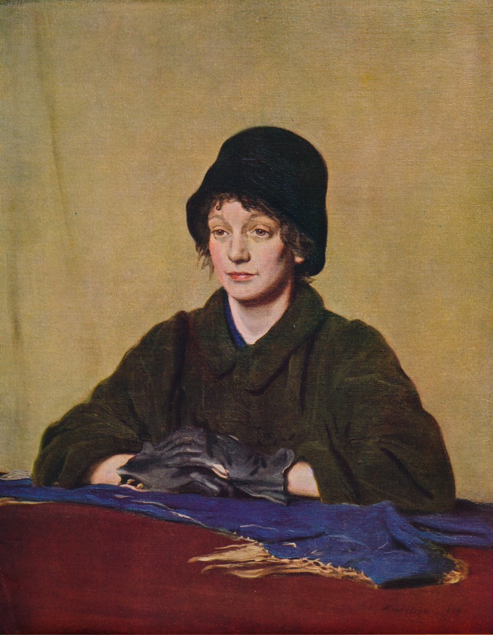 Tyttö repaleella käsineellä, 1909, 1935. tekijältä William Nicholson