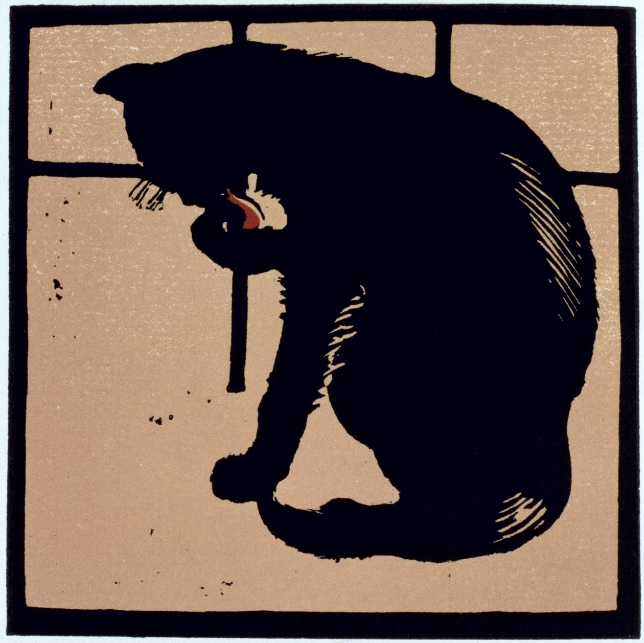 The Un-Common Cat, The Square Book of Animalsista, julkaistu alun perin 1900 (värilitho) tekijältä William Nicholson