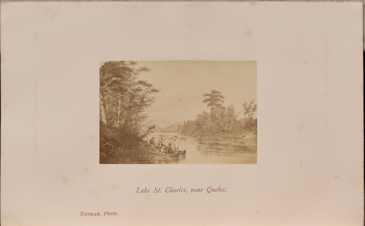 Saint Charles -järvi, Quebecin lähellä tekijältä William Notman