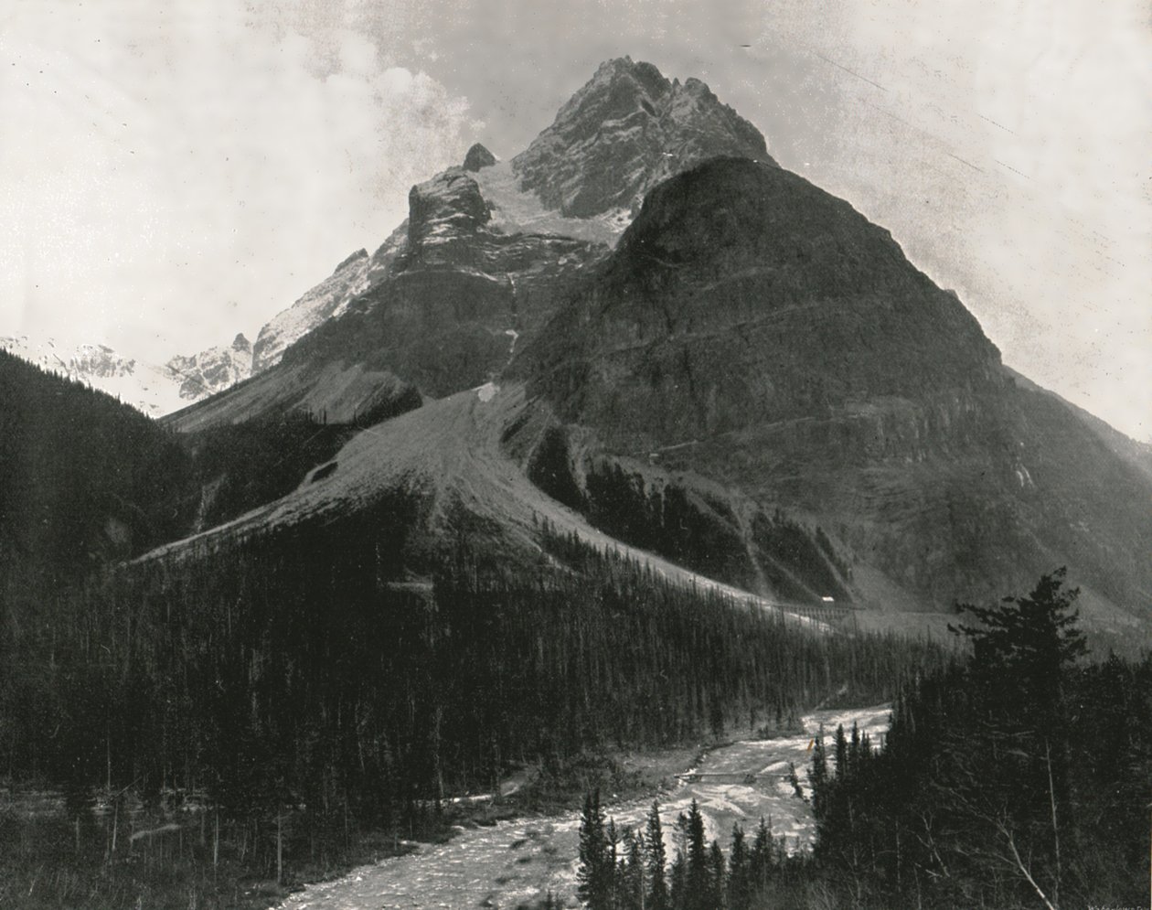 Kalliovuoret: Mount Stephen, Kanada, 1895. tekijältä William Notman and Son