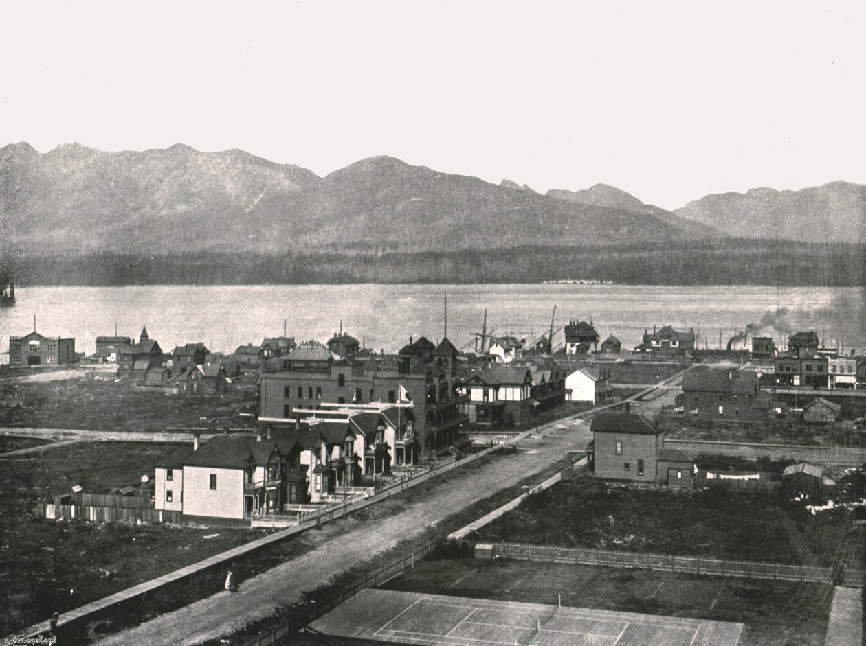 Satama, Vancouver, Kanada, 1895. tekijältä William Notman and Son
