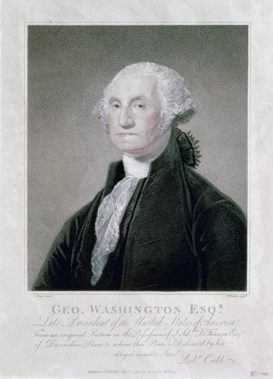George Washingtonin muotokuva, 1798 tekijältä William Nutter