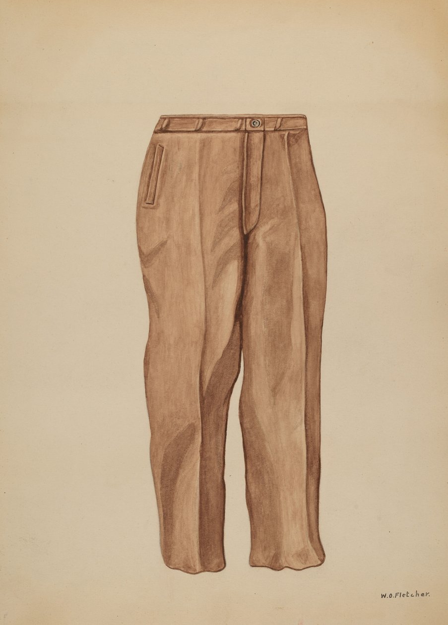Housut, c. 1937. tekijältä William O. Fletcher