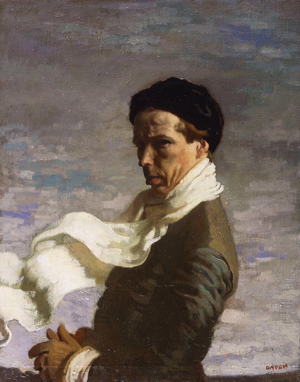 Nuori mies lännestä, omakuva, 1909 tekijältä William Orpen