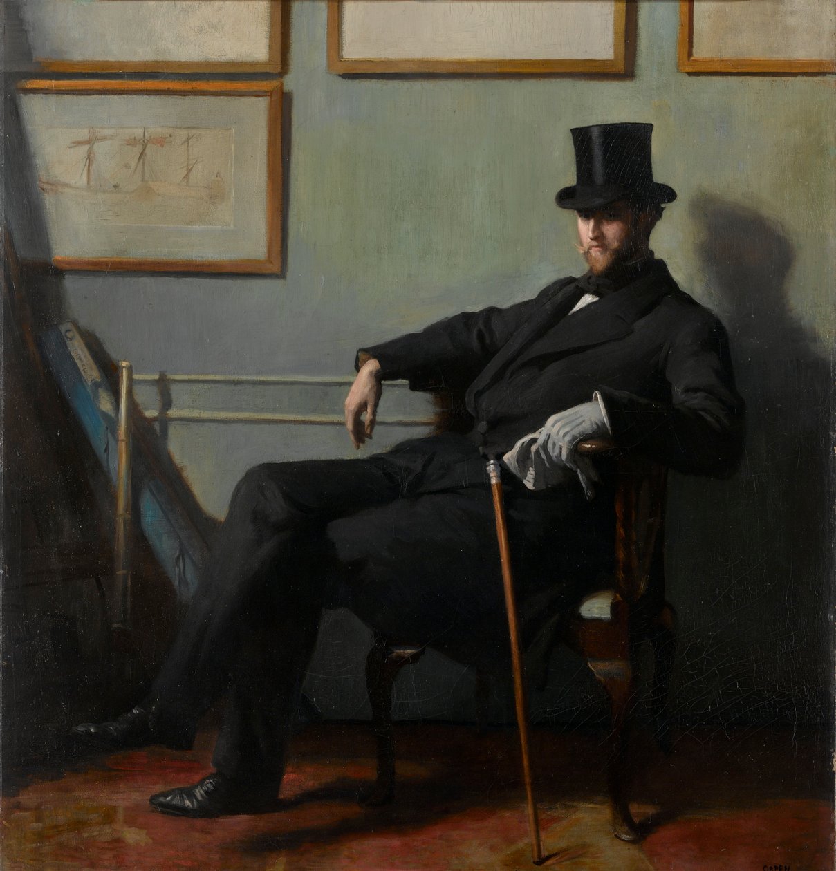 Herbert Barnard John Everett (1877-1949), noin 1900 (öljy kankaalle). tekijältä William Orpen