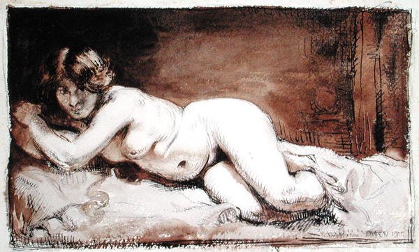 Alaston naishahmo tekijältä William Orpen