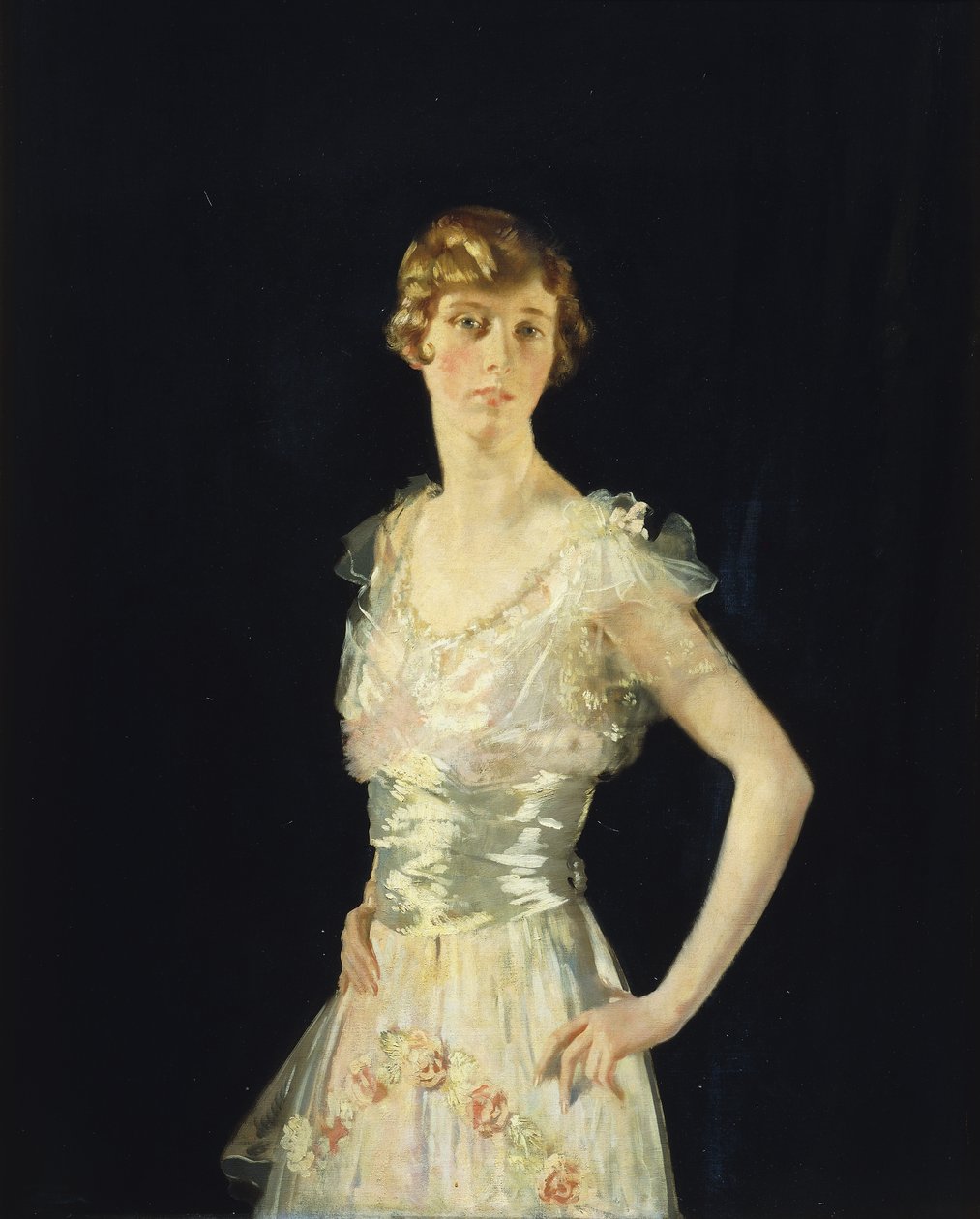 Gardenian muotokuva, pituus kolme neljäsosaa, 1915 tekijältä William Orpen