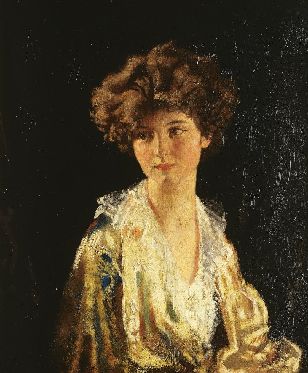Lady Evelyn Herbertin muotokuva, puolipitkä, tekijältä William Orpen