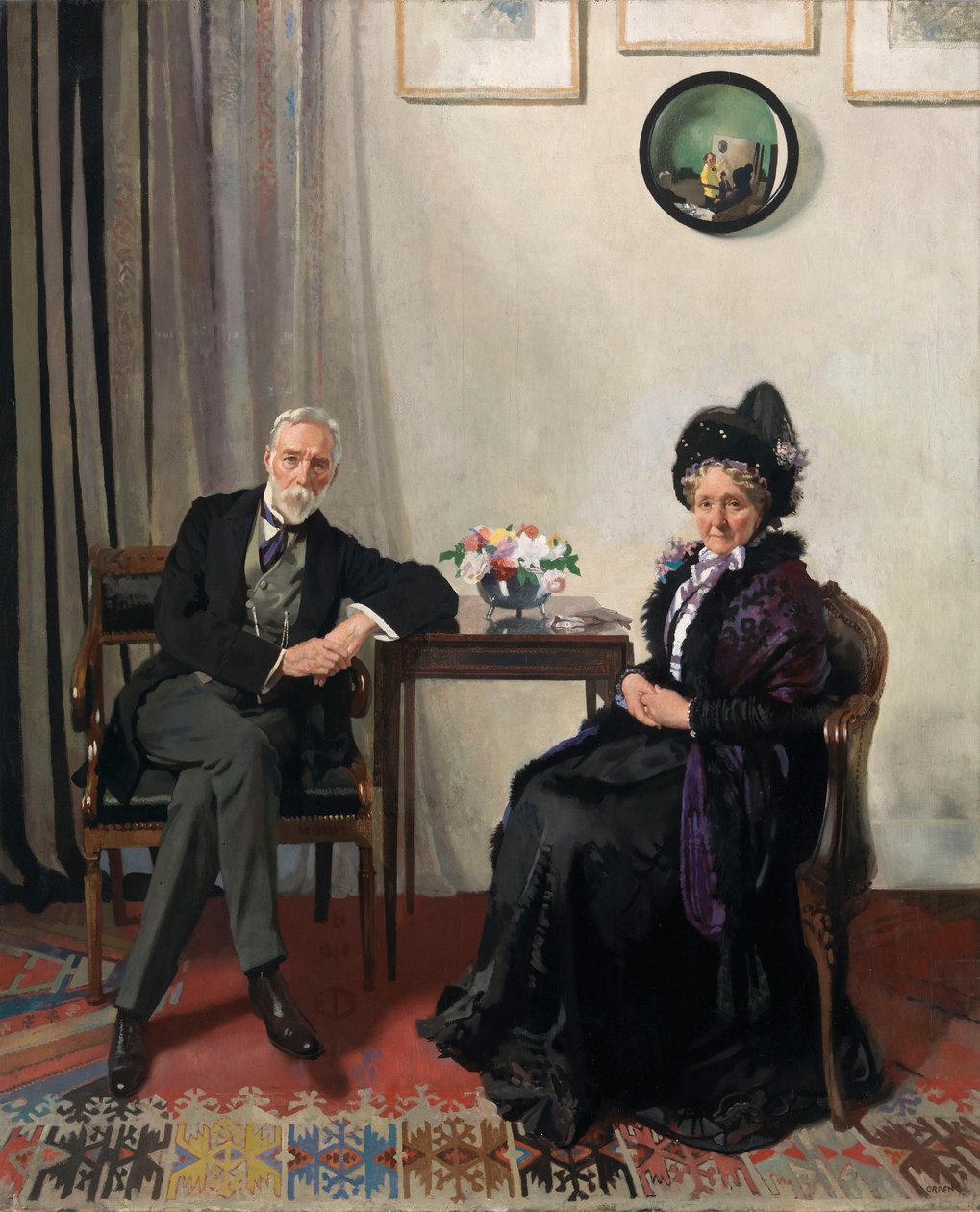 Taiteilijan vanhempien muotokuva tekijältä William Orpen