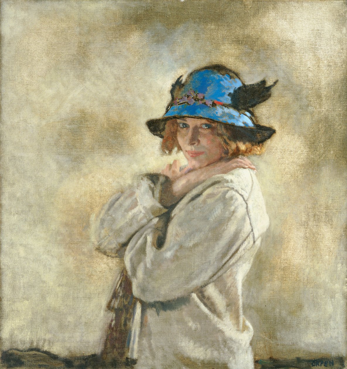 Sininen hattu, 1912 tekijältä William Orpen