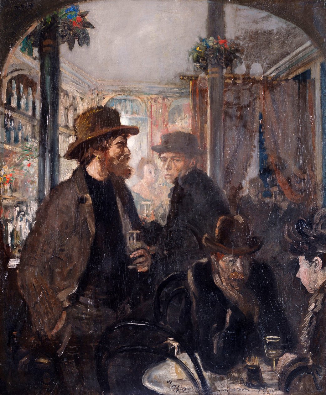 Nell Gwynnen julkinen talo, 1906 tekijältä William Orpen