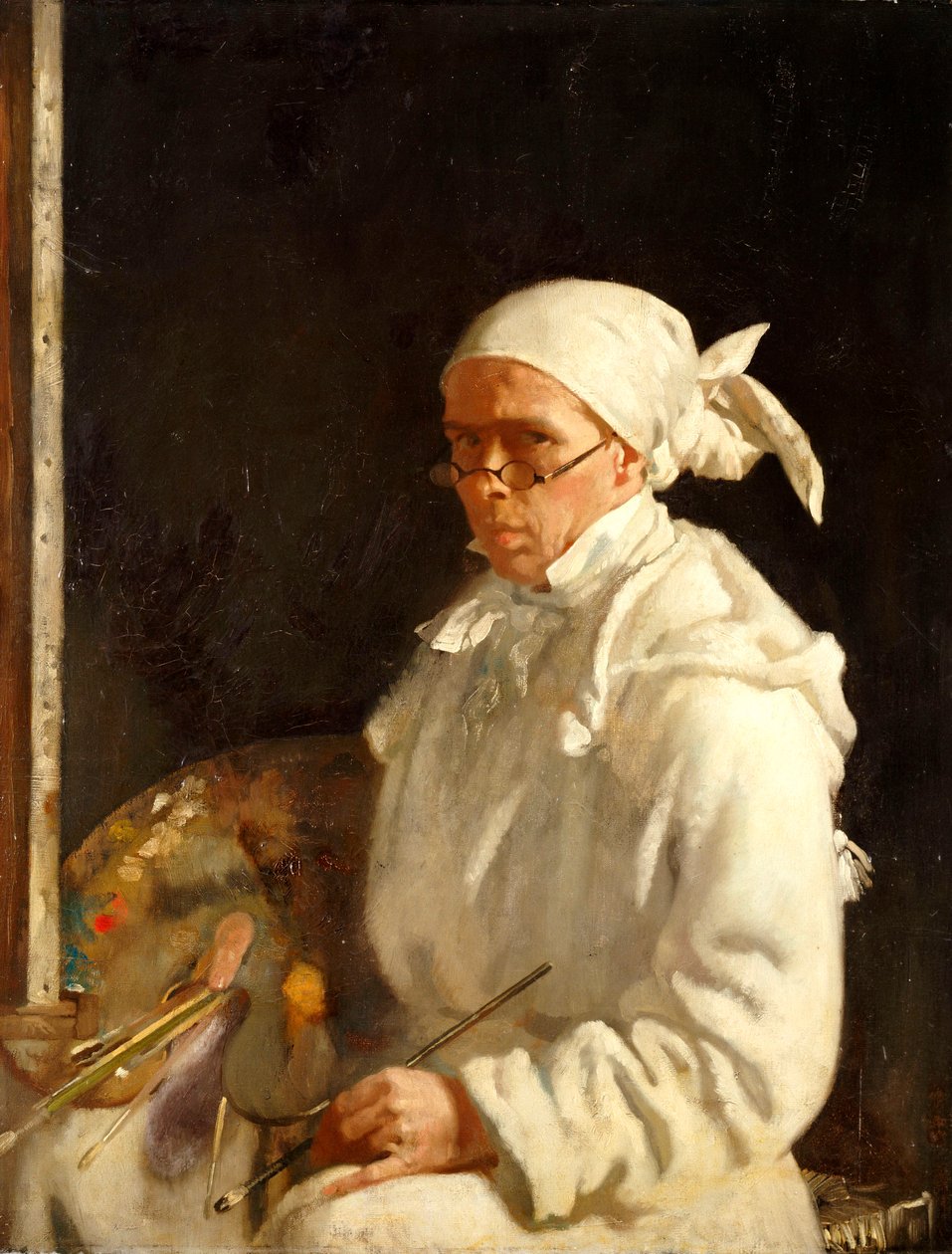 Taidemaalari: Omakuva lasien kanssa, 1907 tekijältä William Orpen