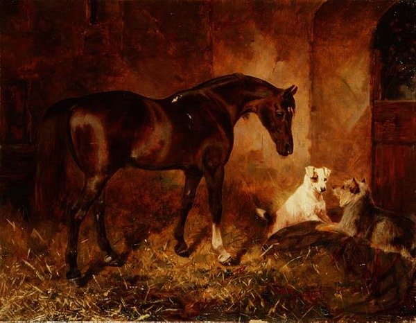 Tallissa (öljy kankaalle) tekijältä William Osborne