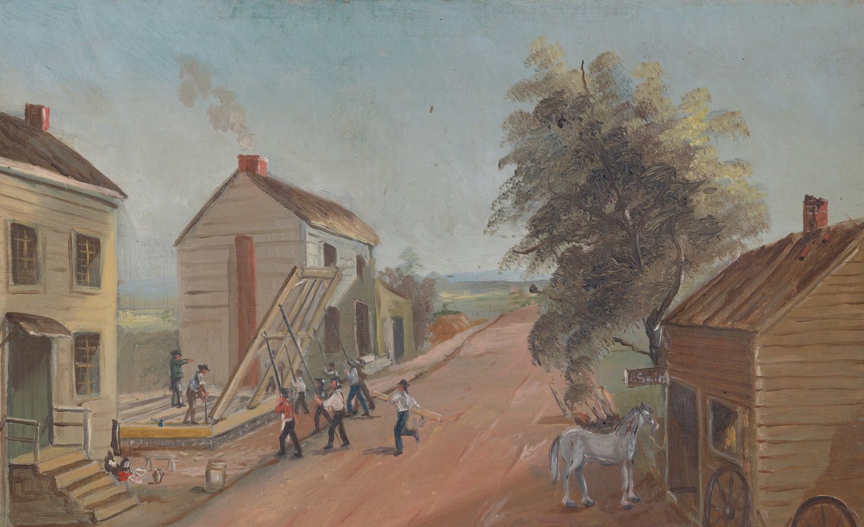 Talonrakennus, 1870-luku. tekijältä William P. Chappel