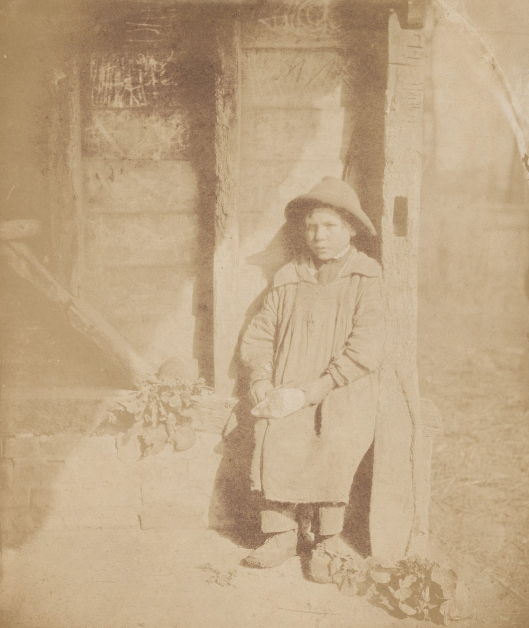 Poika kuorii nauriita,c. 1854 (kuva) tekijältä William P Sherlock