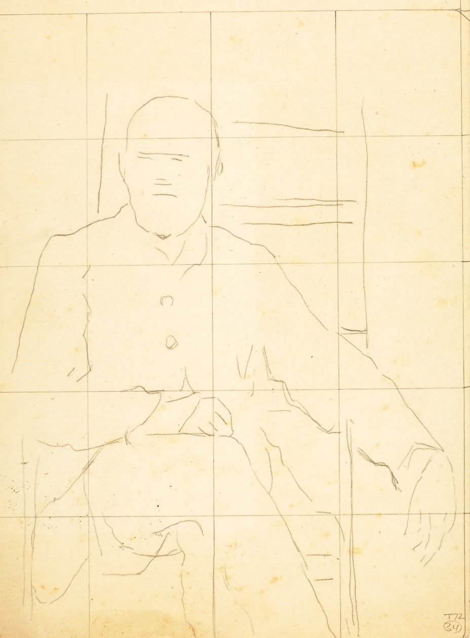 Vanhus istuu tuolilla tekijältä William Page