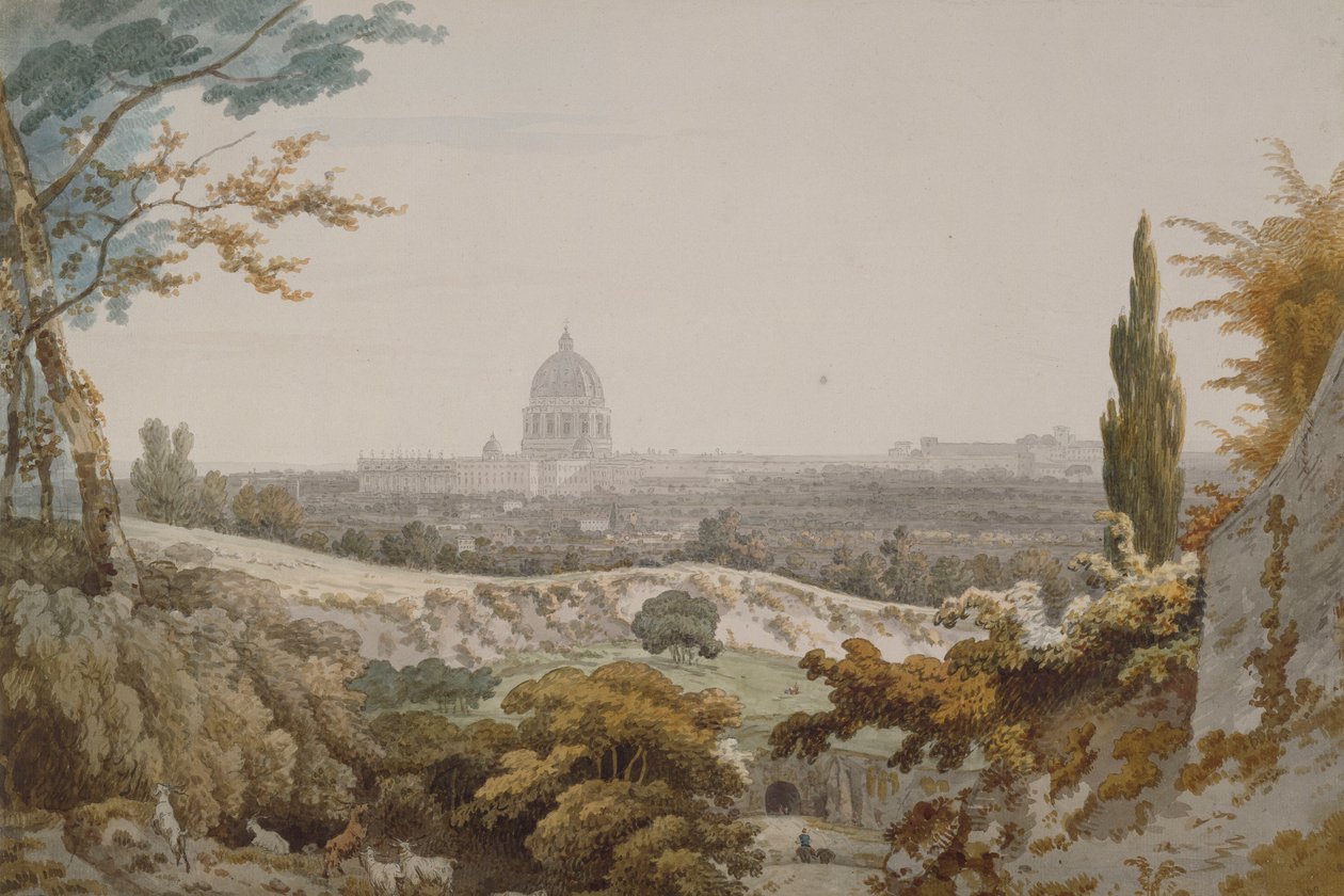 Pyhä Pietari, Rooma, 1776 tekijältä William Pars