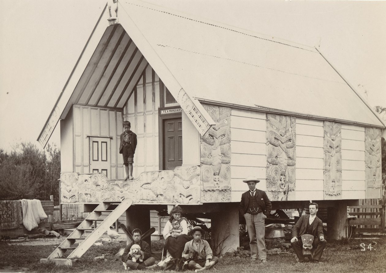 Pataka, Putiki, n. 1900 (hopeagelatiiniprintti) tekijältä William Partington