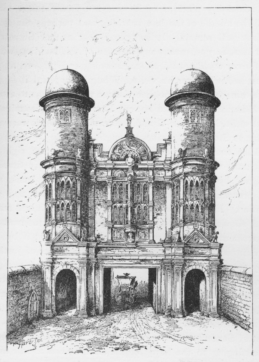 King Street Gate, Westminster, purettu 1723, n. 1897 tekijältä William Patten
