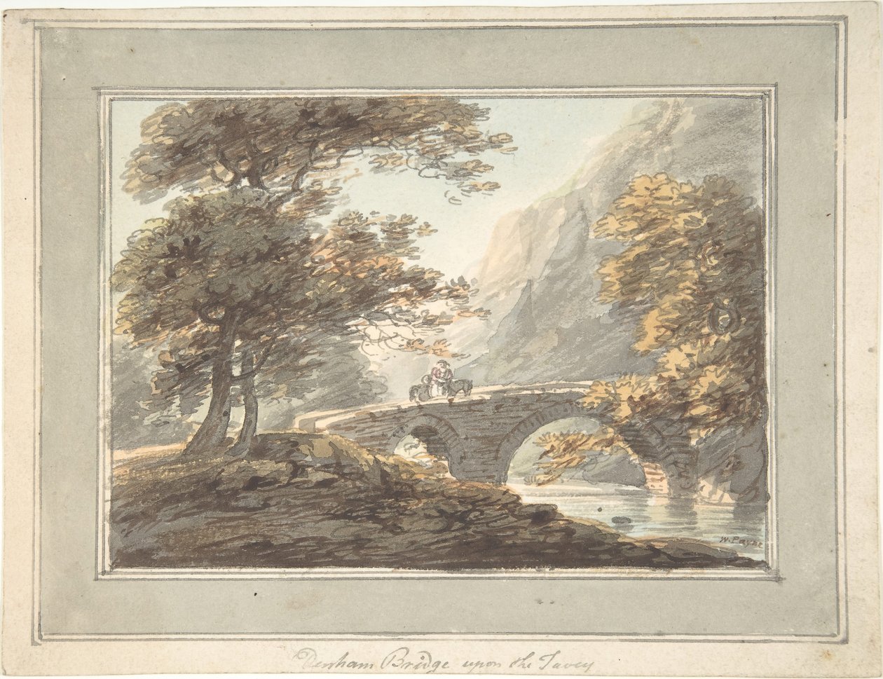 Denhamin silta Tavylla, 1780-1830. tekijältä William Payne