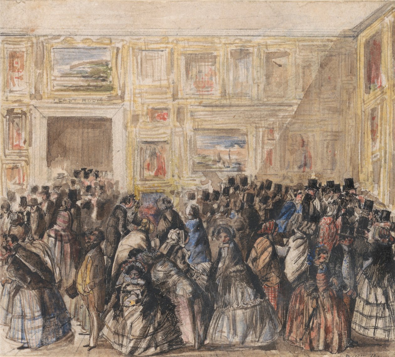 Yksityinen näkymä Royal Academysta tekijältä William Payne