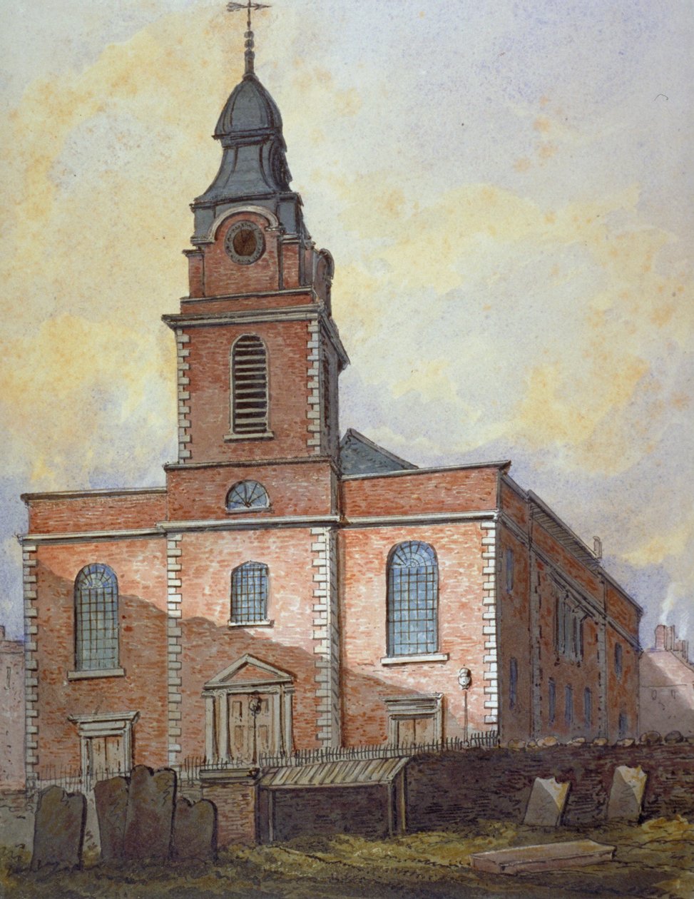 St John-at-Wappingin kirkko, Lontoo, 1815 tekijältä William Pearson