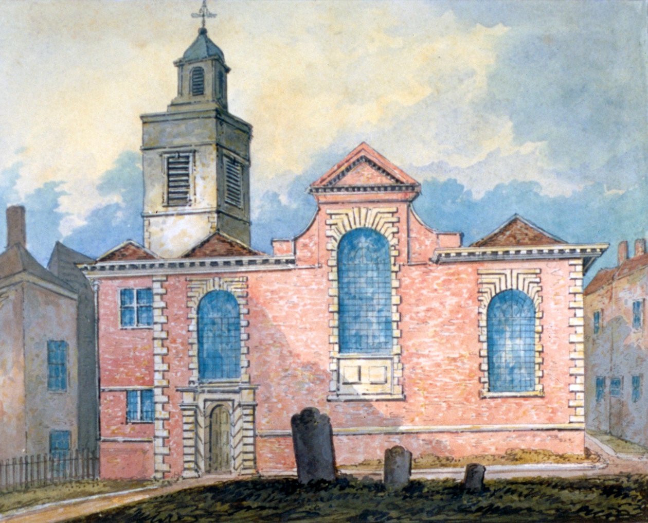 St Anne ja St Agnes, Lontoon kaupunki, vuodelta 1810. tekijältä William Pearson