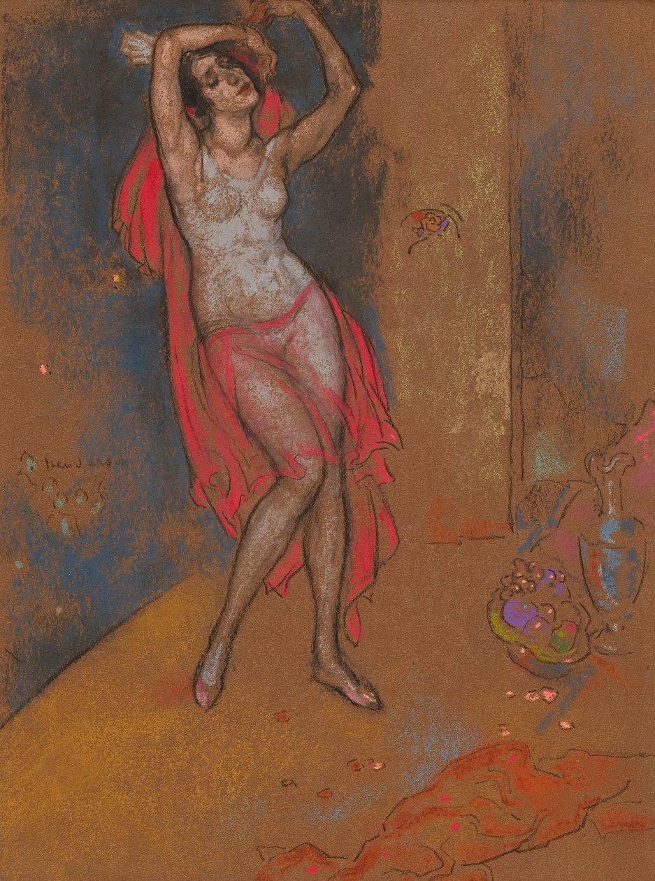 Anna Pavlova itämaisessa fantasiassa, Chicago, 1915-16. tekijältä William Penhallow Henderson