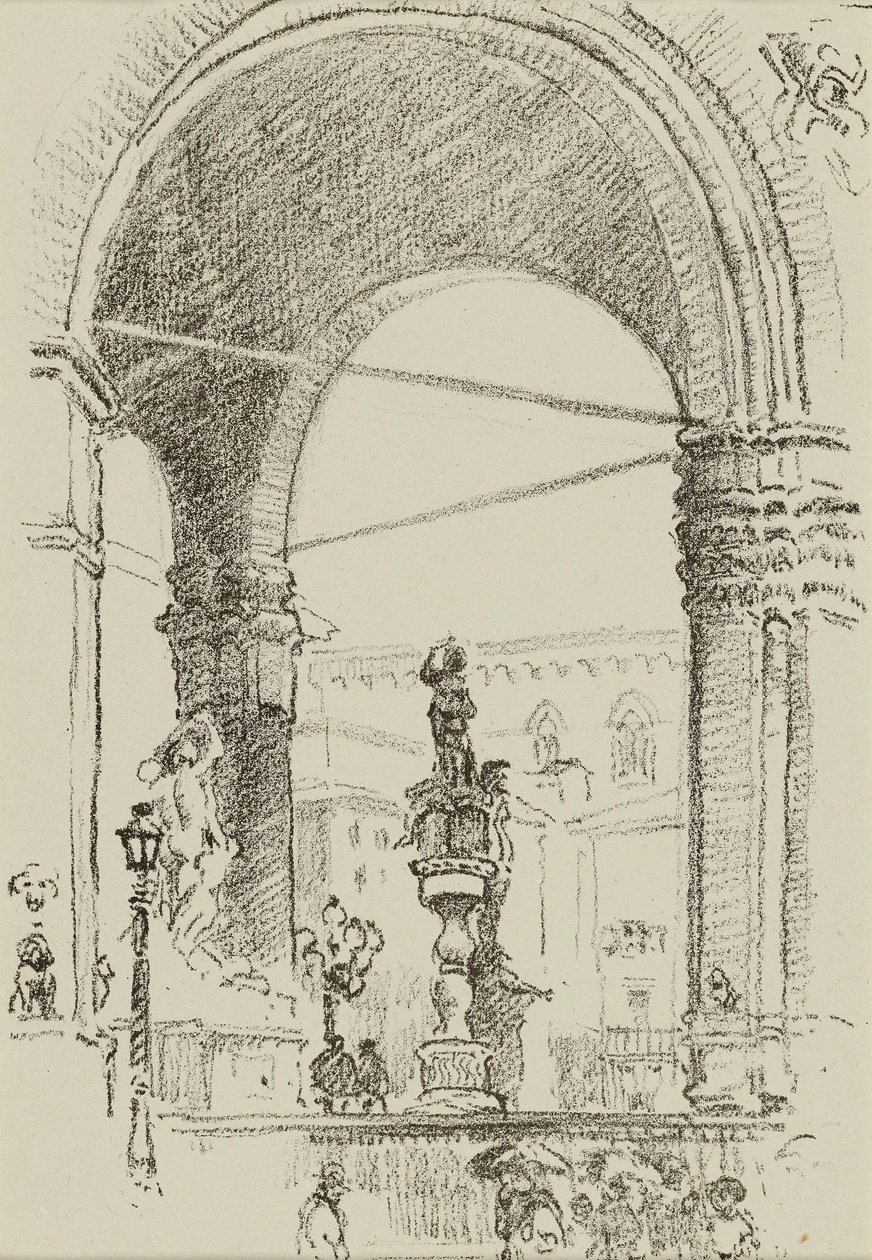 Loggia dei Lanzi tekijältä William Penhallow Henderson