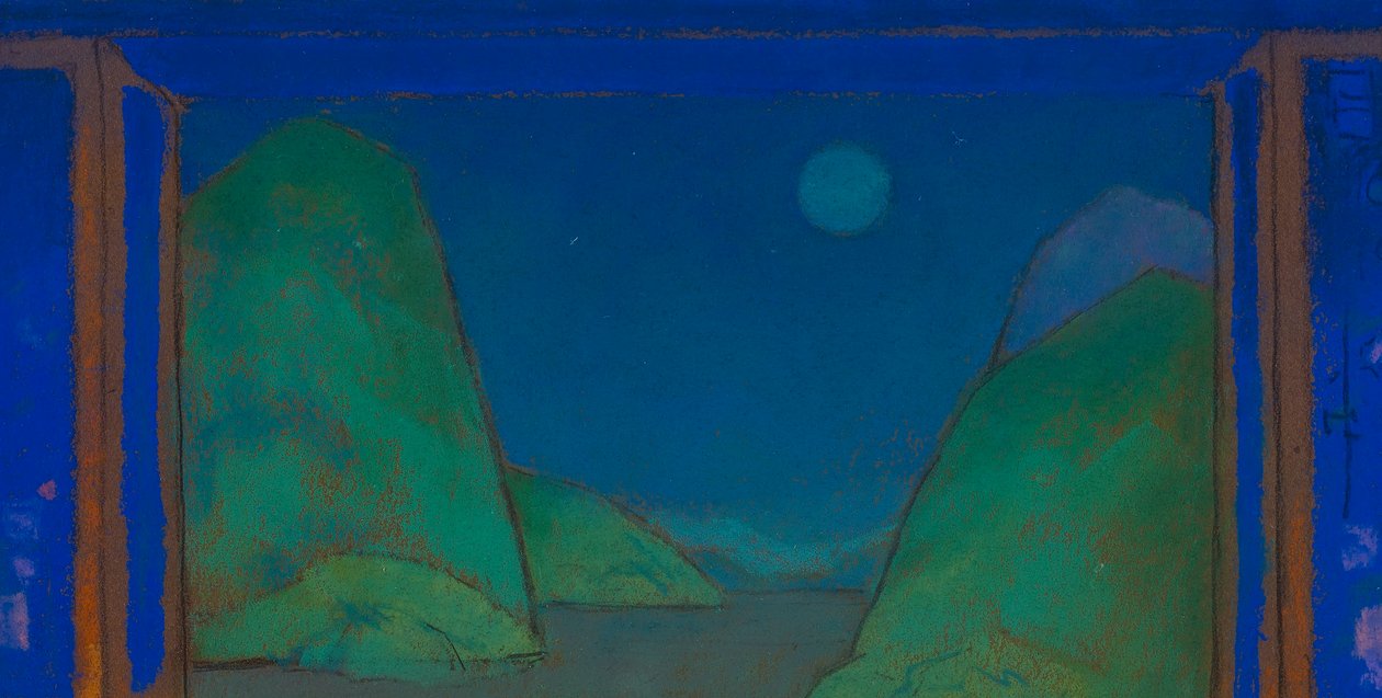 Sea Shore (lavastus elokuvaan Liisa Ihmemaassa, 1915). tekijältä William Penhallow Henderson