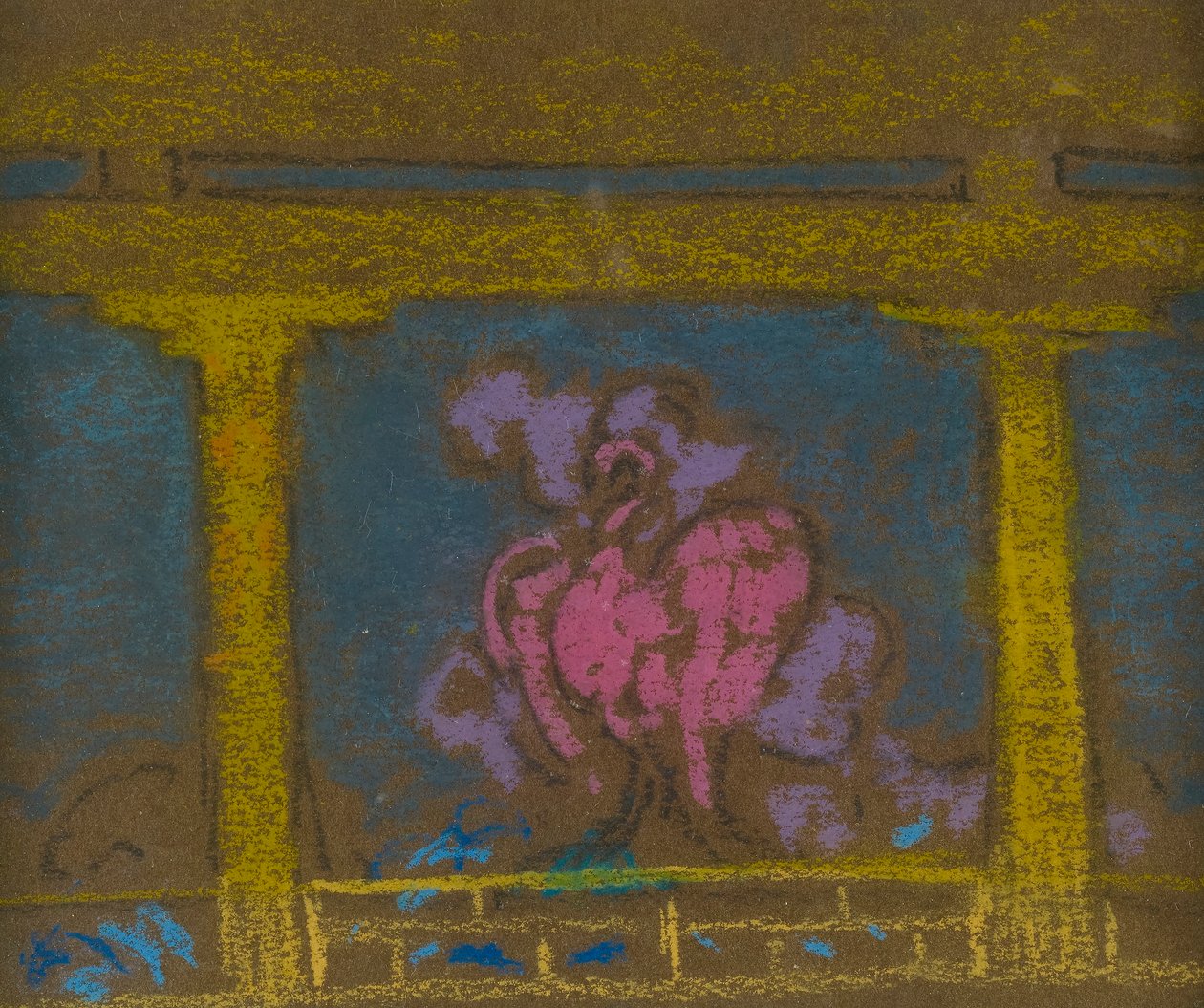 Tutkimus Taivaan tyttären kohtausta varten, Santa Fe, 1915. tekijältä William Penhallow Henderson