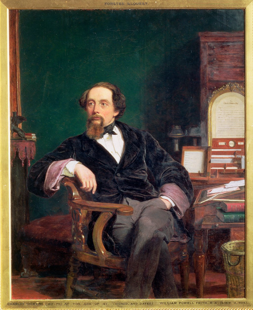 Charles Dickens, englantilainen kirjailija, 1800-luku tekijältä William Powell Frith