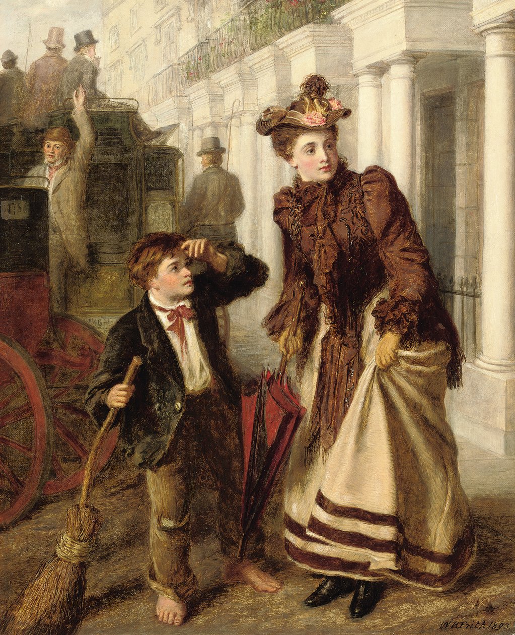 Crossing Sweeper, 1893 tekijältä William Powell Frith