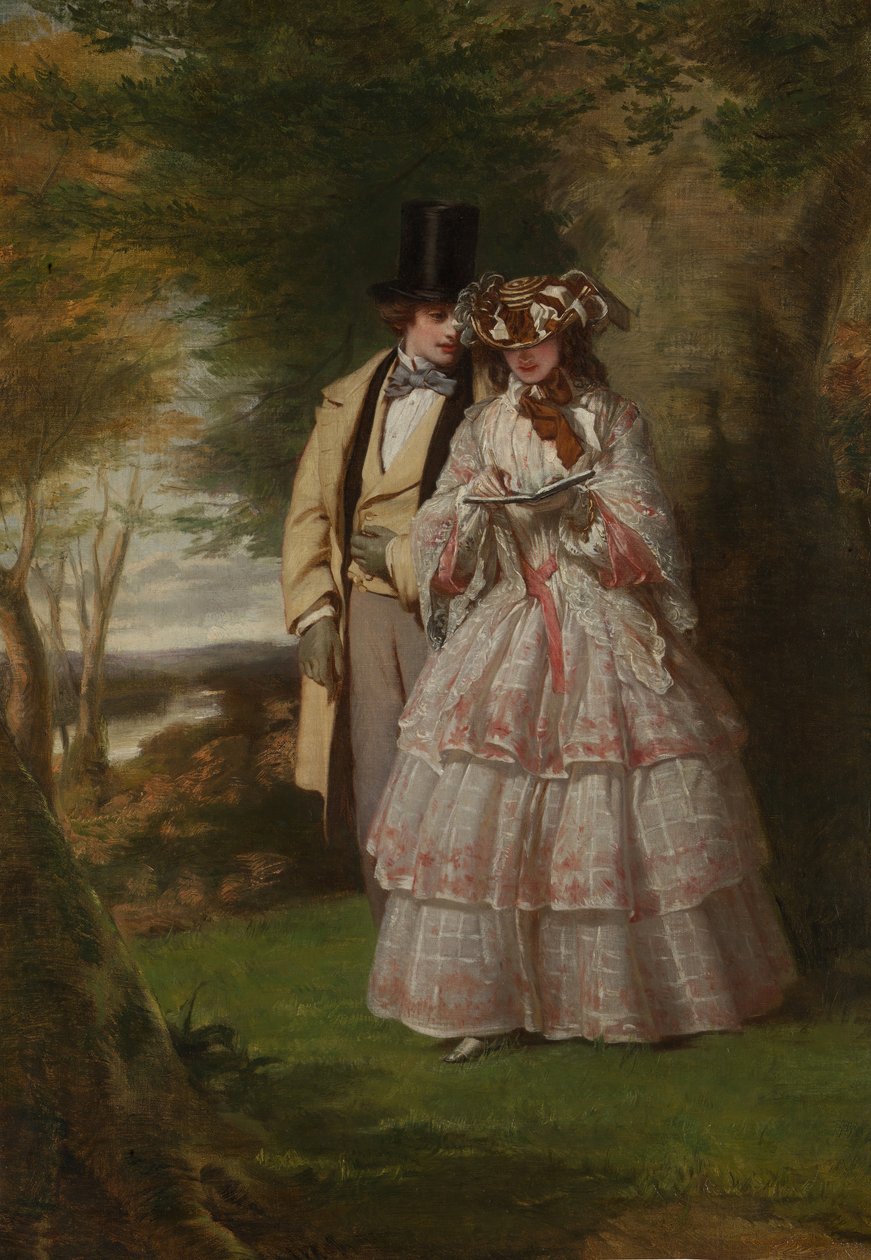 Kaksi keskushahmoa Derby Dayssa, 1860. tekijältä William Powell Frith