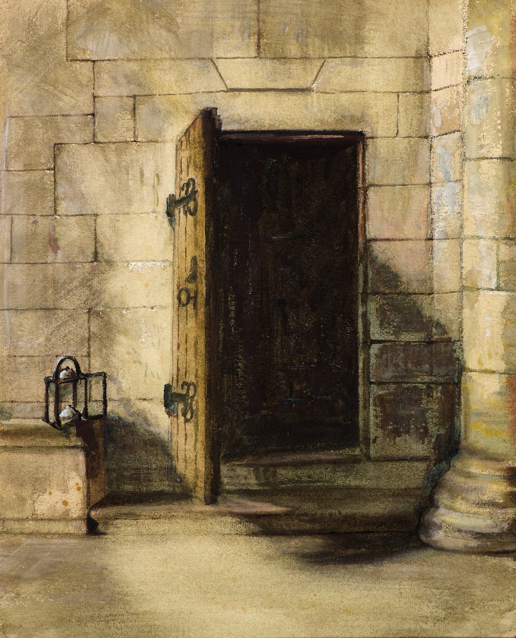 Sisäänkäynti Stairwayn vanhaan torniin tekijältä William Proudfoot