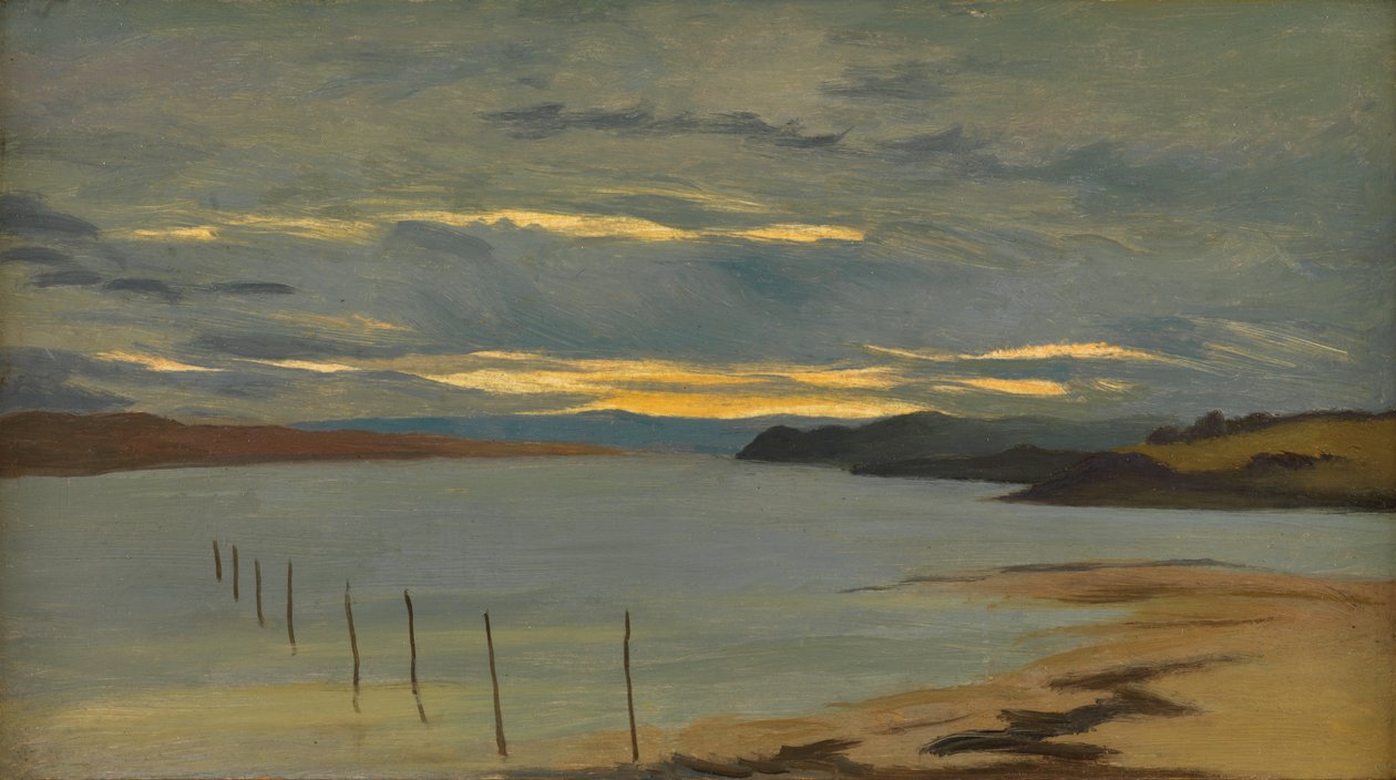 Dorset Coast (öljy aluksella) tekijältä William Pye