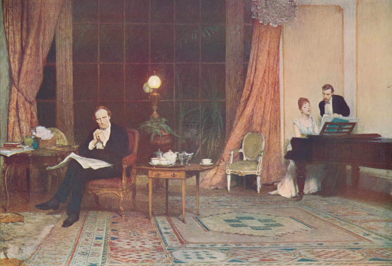 Hänen äitinsä ääni, c1888, c1900. tekijältä William Quiller Orchardson