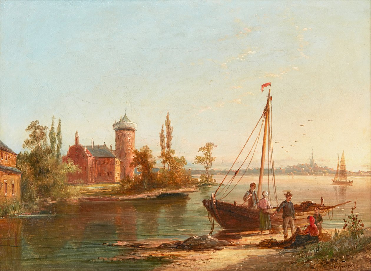 Zandoorp (öljy kankaalle) tekijältä William R. Dommersen