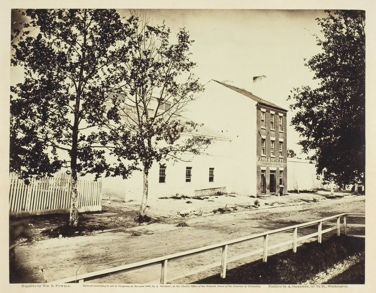Slave Pen, Alexandria, Virginia, elokuu 1862. tekijältä William R. Pywell
