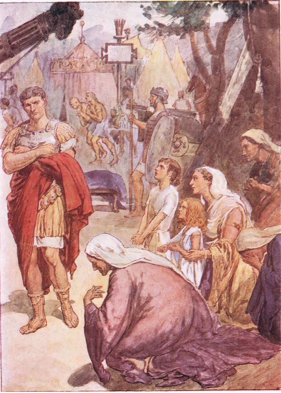 Coriolanus ja Rooman matronit, T C & E C Jack Ltd:n julkaisemasta Plutarch Livesista tekijältä William Rainey