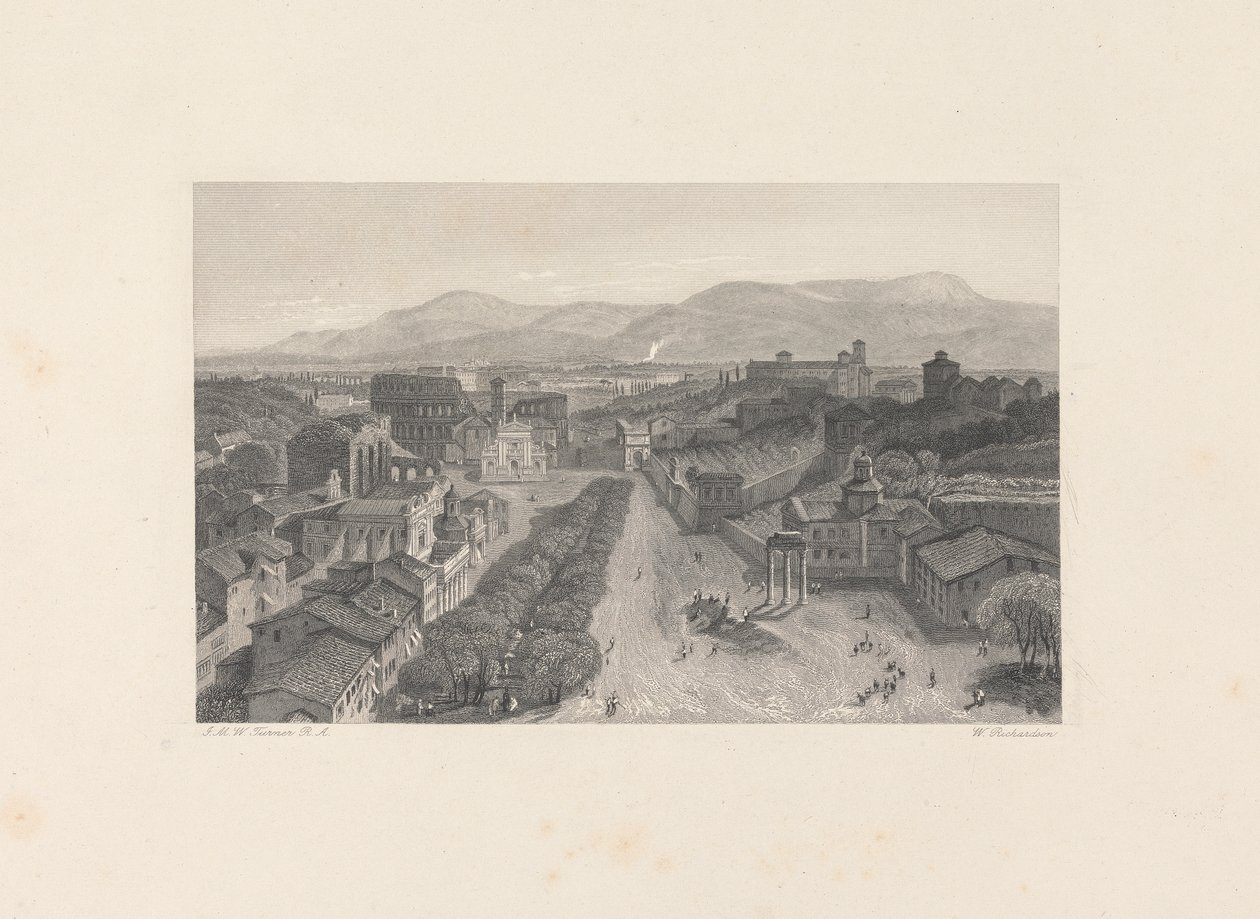 Forum Romanum Capitolin tornista tekijältä William Richardson