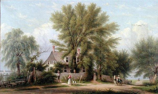 Lent-Rapalye House, Bowery Bay, Queens, New York City tekijältä William Rickarby Miller