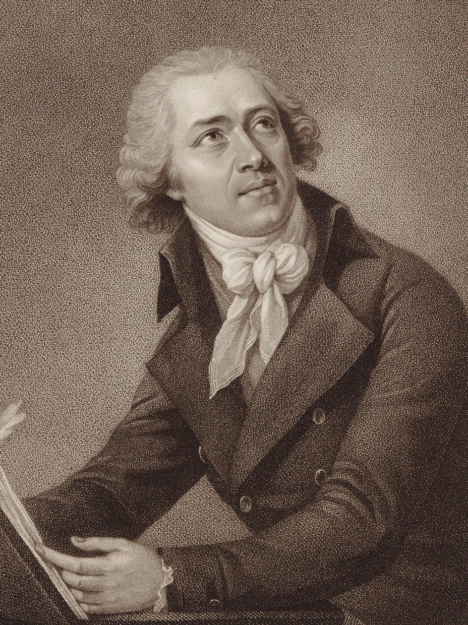 Muotokuva säveltäjä Leopold Kozeluchista 1747-1818, 1797. tekijältä William Ridley