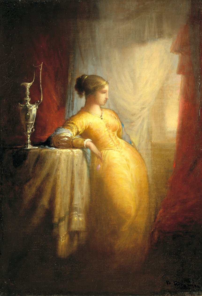 Ikkunassa n. 1870. tekijältä William Rimmer