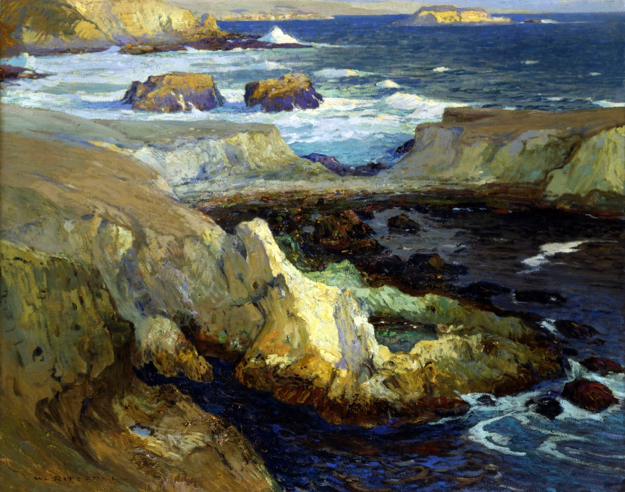 Evening Tide, Kalifornia tekijältä William Ritschel